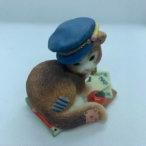 Enesco  Calico Kitten Collectible  "Thanks for Guiding Us Towards Our Goals"